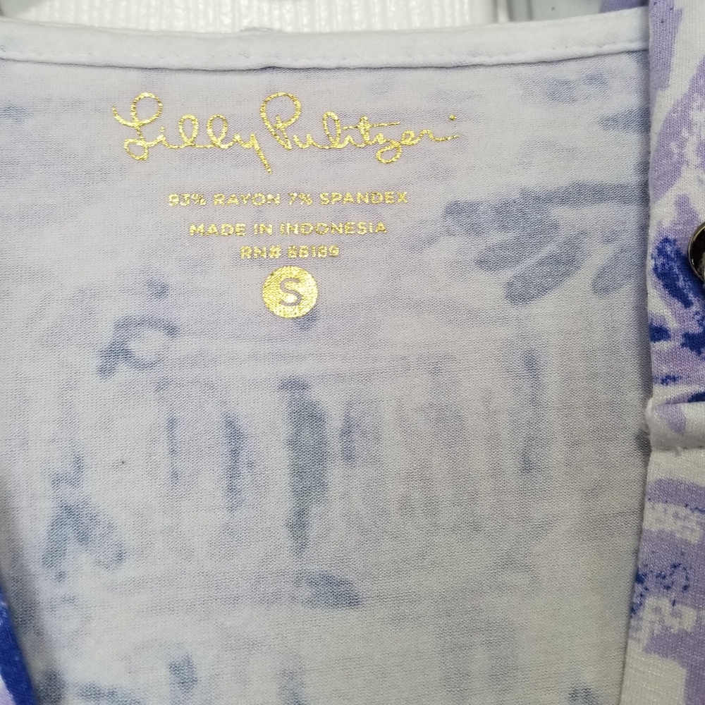 Lilly Pulitzer UPF 50 Ryile Cover Up Hoodied Dress - Picture 5 of 16